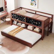 Letto a Castello Bambini con Casetta ¨C Xylo ¨C Massello, Scala, Contenitore, 90x200, Marrone
