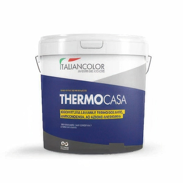 Idropittura Termoisolante Antimuffa Thermocasa 10 L con Microsfere di Vetro Cave