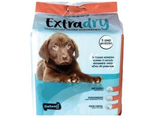 TRAVERSINE ASSORBENTI PER CANI EXTRADRY PZ.15- - cm.60x90 - 12 pezzi GALANTI