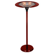 Tempo Style - Stufa Elettrica SATURNO | Fungo Riscaldante ad Infrarossi (3000W) dal Design Elegante | Ideale per Esterno/Interno (Bordeaux)