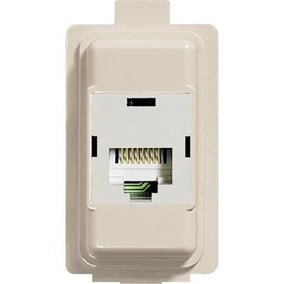BTicino 5962C5E Serie Magic Presa RJ45, 110IDC, UTP, Cat5E,