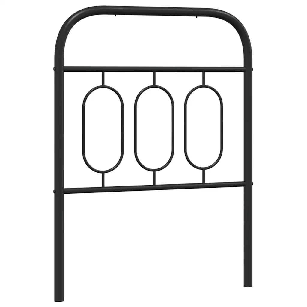 Testiera di Ricambio in Metallo Nero 75 cm 377143