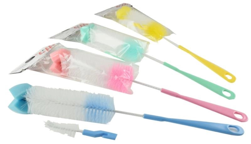 PULISCIBOTTIGLIE 2 PZ COLORATI ASSORTITO
