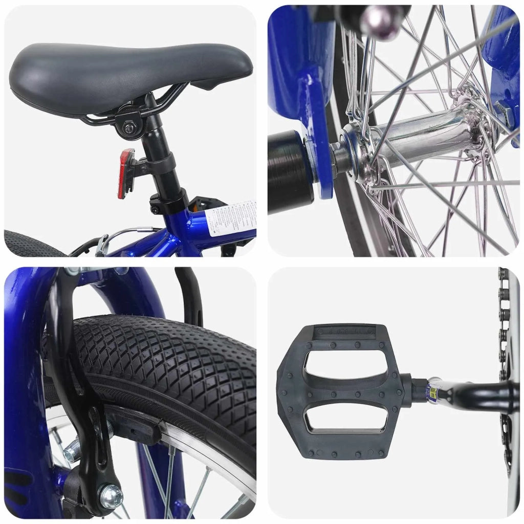 BMX 16 Pollici per 5-8 anni Blu Scuro 42009717