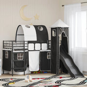 Struttura del letto loft per bambini Nero 100 x 190 cm Metallo 42020875