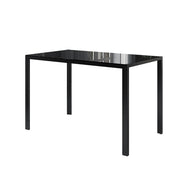 Vicco Tavolo da pranzo Nero 75 x 120 cm