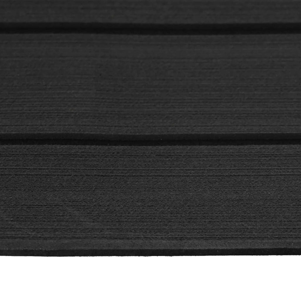Tappetino per Barche Rigato Grigio Scuro e Nero 240 x 90 cm EVA 42046768