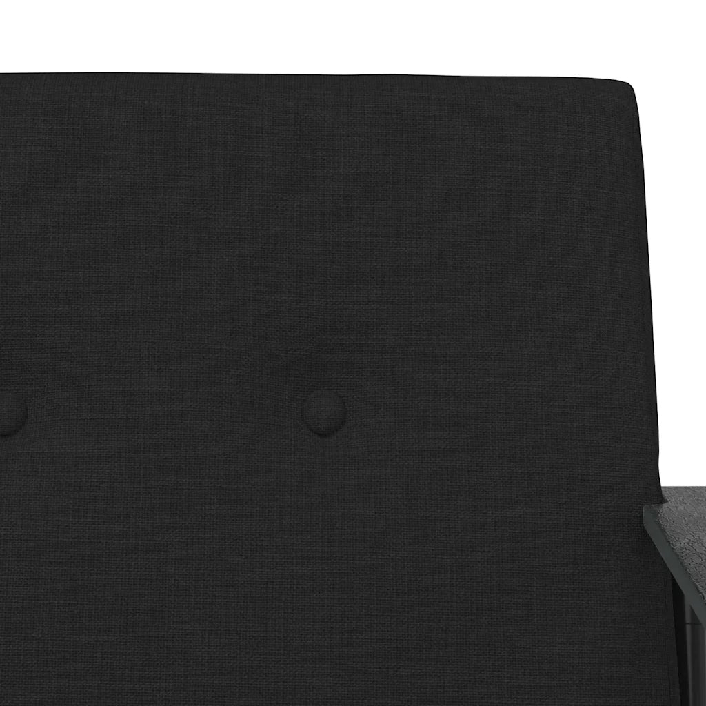 Poltrona | Sedia Relax Nero Tessuto