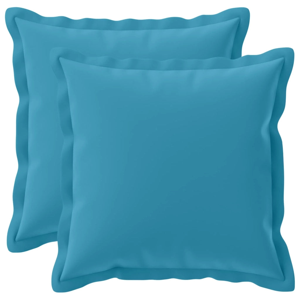 Cuscino con cuscino HOUTEN 2 pz Azzurro Poliestere 934837