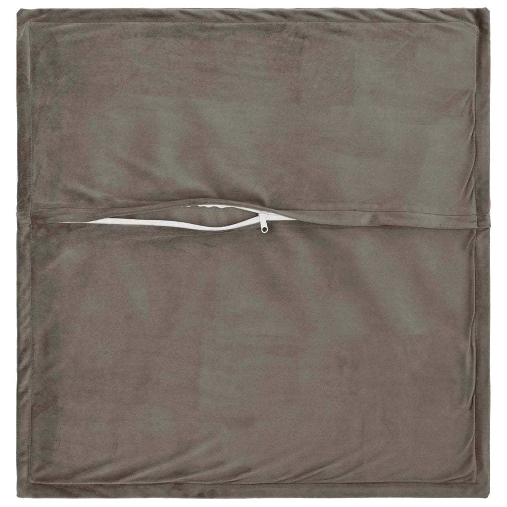 Federa 6 pcs HOUTEN Grigio Chiaro 40 x 40 cm Velluto 916703