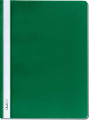 Panno trasparente in plastica PP, A4, colore: verde (1 pezzo)