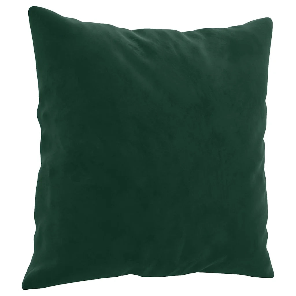 Divano | Divano da soggiorno | Sofa a 2 Posti con Cuscini Verde Scuro 140 cm in Velluto