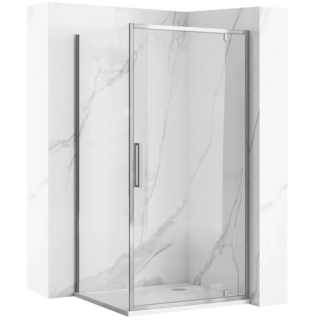 Cabina Doccia Rea Rapid Swing Chrom 90x80