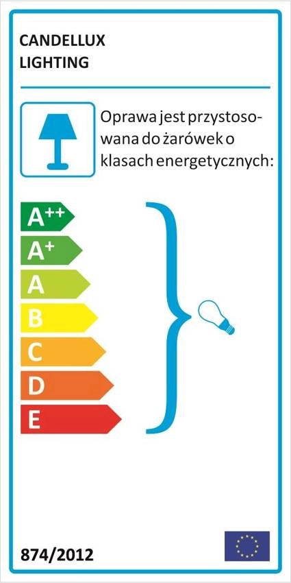Lampada a sospensione Candellux Abuko bronzo E27 100cm