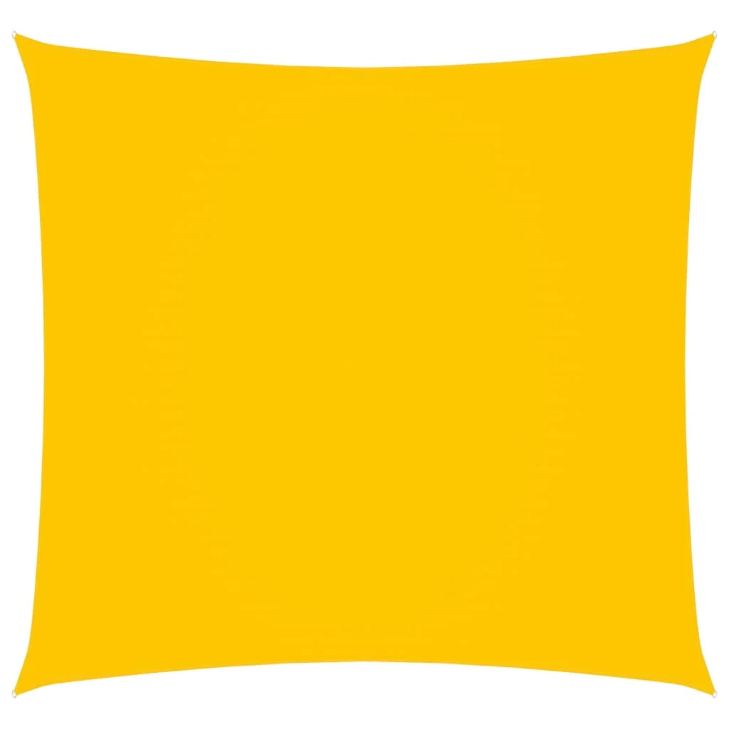Vela ombreggiante/ombrellone quadrato in tessuto Oxford 3,6 x 3,6 m giallo 02_0009476