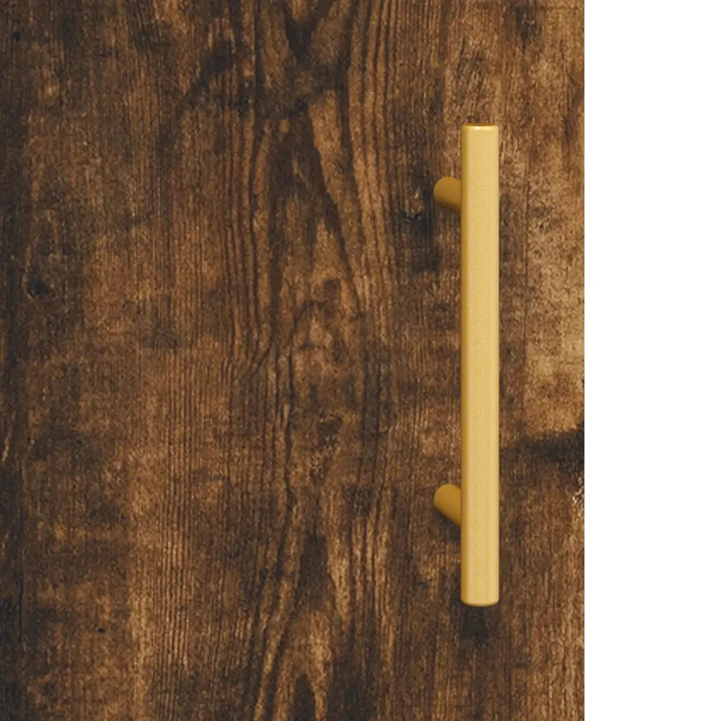 Armadietto a Muro Rovere Fumo 60x31x70 cm in Legno Multistrato 829897