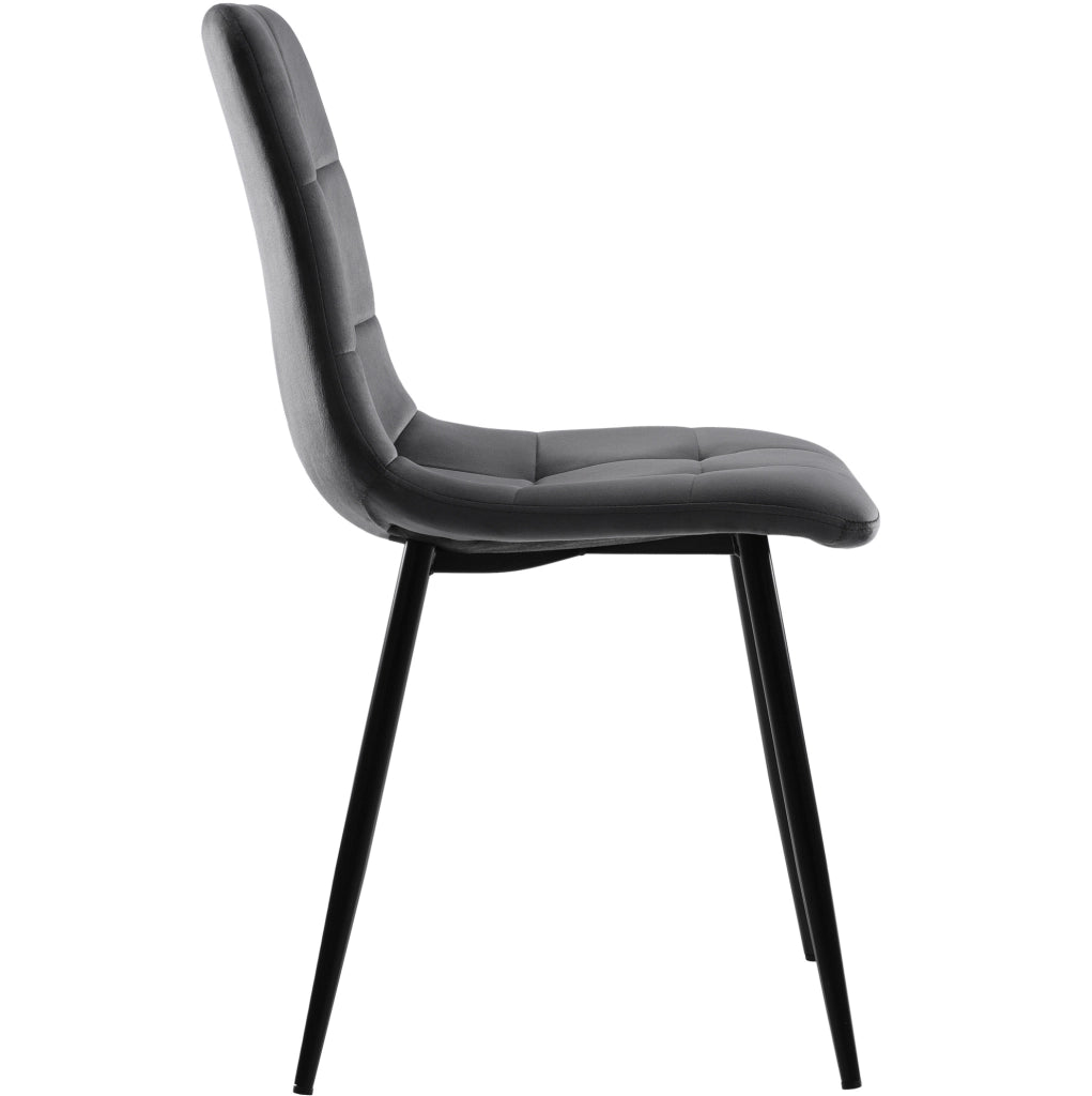 Set da pranzo 5 pezzi con tavolo e 4 sedie; base regolabile; MDF e velluto multicolore