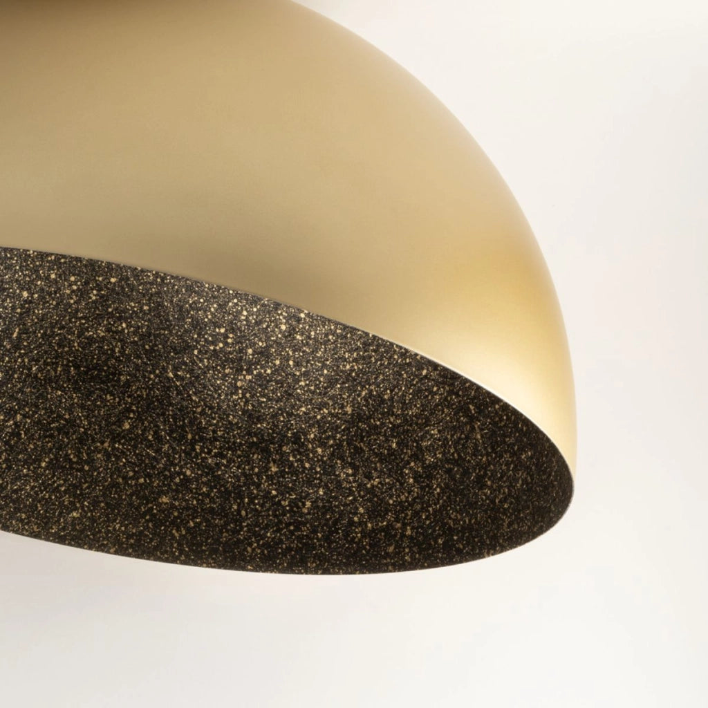Plafoniera Sfera 90 cm oro-nera 1 luce E27 Sigma Lighting