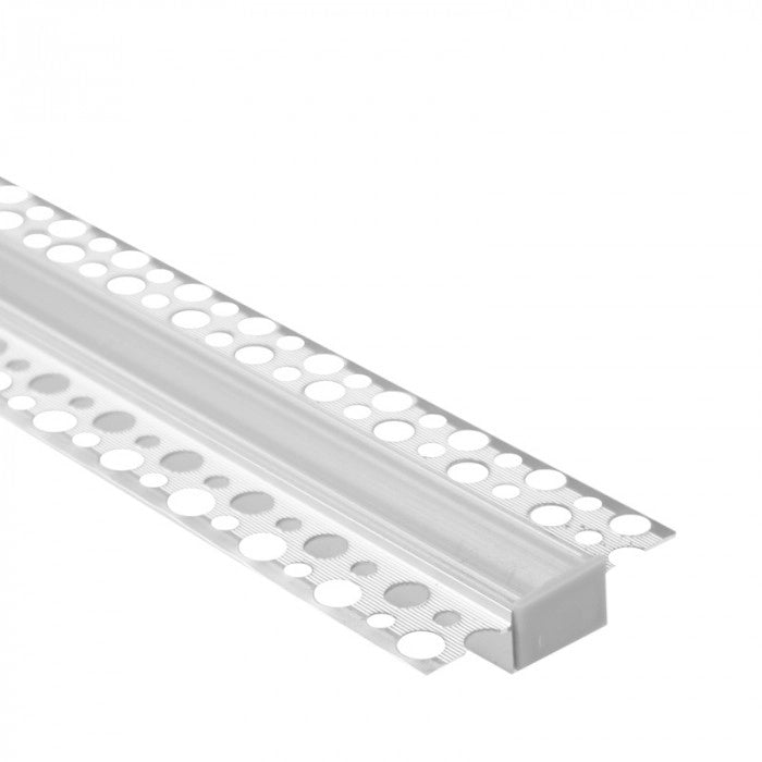 Profilo LED incasso alluminio anod. diff. trasp. 1m Ecolight