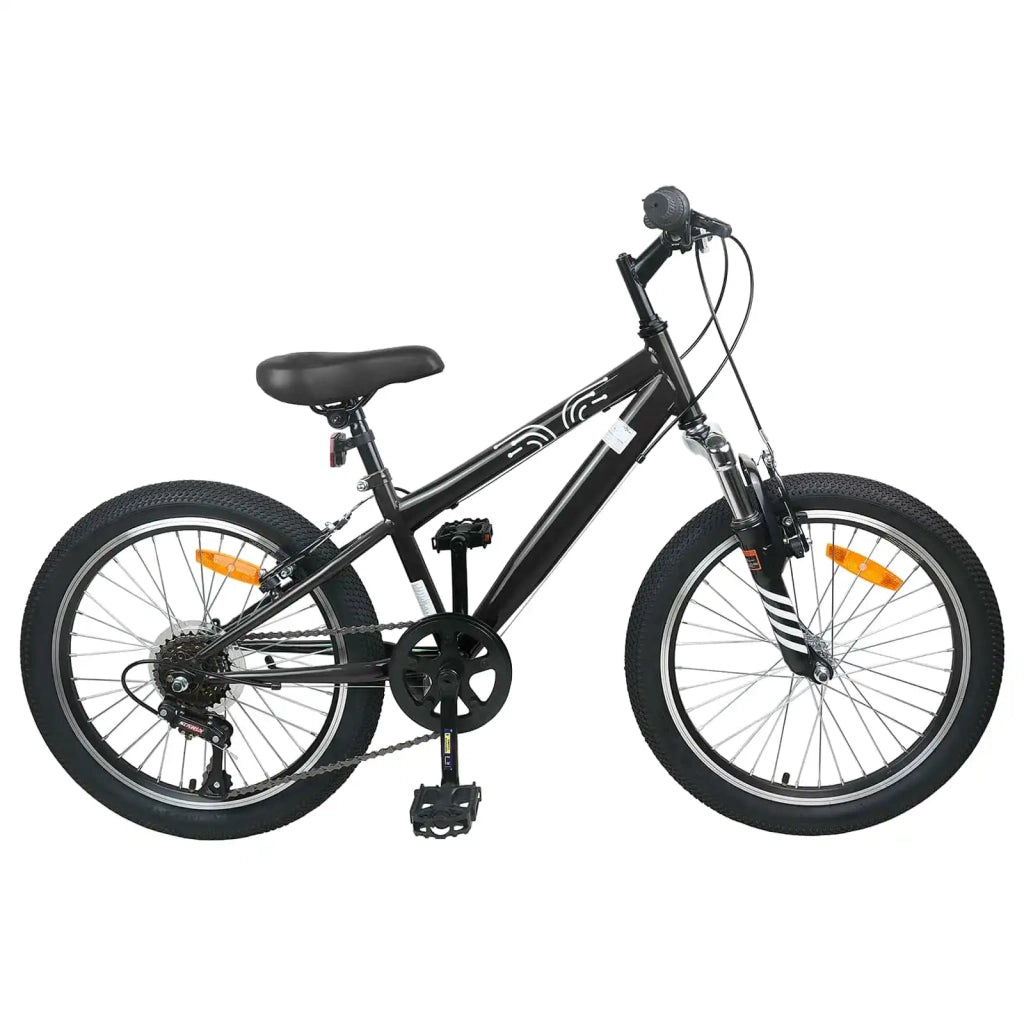 Mountain Bike 24 Pollici 6-Velocità per 8-12 anni Nero 42009745