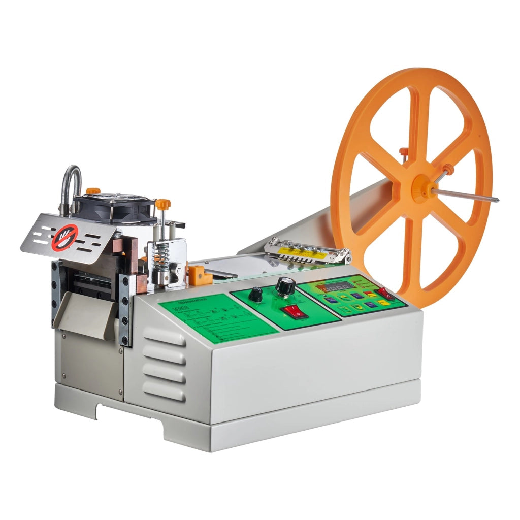 HZX-988 Macchina per Taglio Automatico Nastri Caldo e Freddo con Display LCD Temperatura Regolabile per Nastri Cerniere Lacci