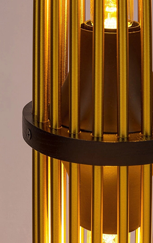 Lampada da terra Rabalux Roxas 74022 E27 2x40W nero