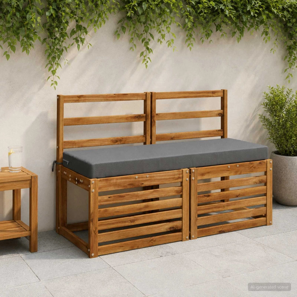 Cuscini per Panchina a 2 Pezzi SOEST 2 pz 100% Poliestere 949739