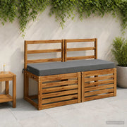 Cuscini per Panchina a 2 Pezzi SOEST 2 pz 100% Poliestere 949739