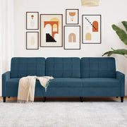 Divano a 3 Posti Blu 210 cm in Velluto 4007653