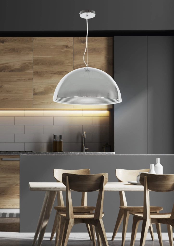 Lampada a sospensione Candellux Dorada Ø40 cromo E27