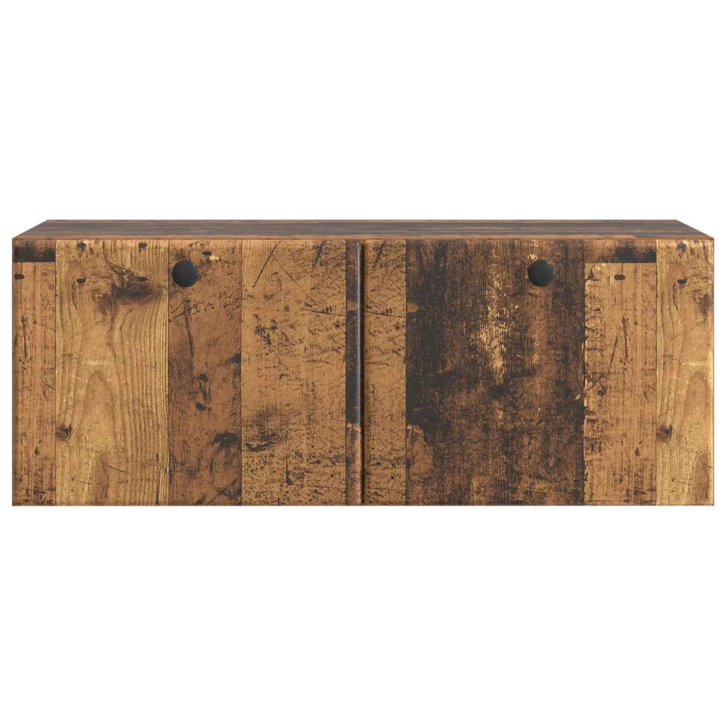 Mobile TV da Muro | Armadietto TV | Mobile Porta TV 78,5 x 31 x 30 cm Legno antico