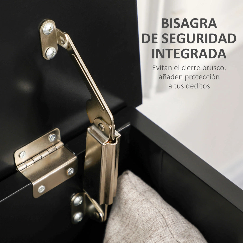 Cassa di Stoccaggio ¨C Minimal ¨C 81x40x46 cm Nero