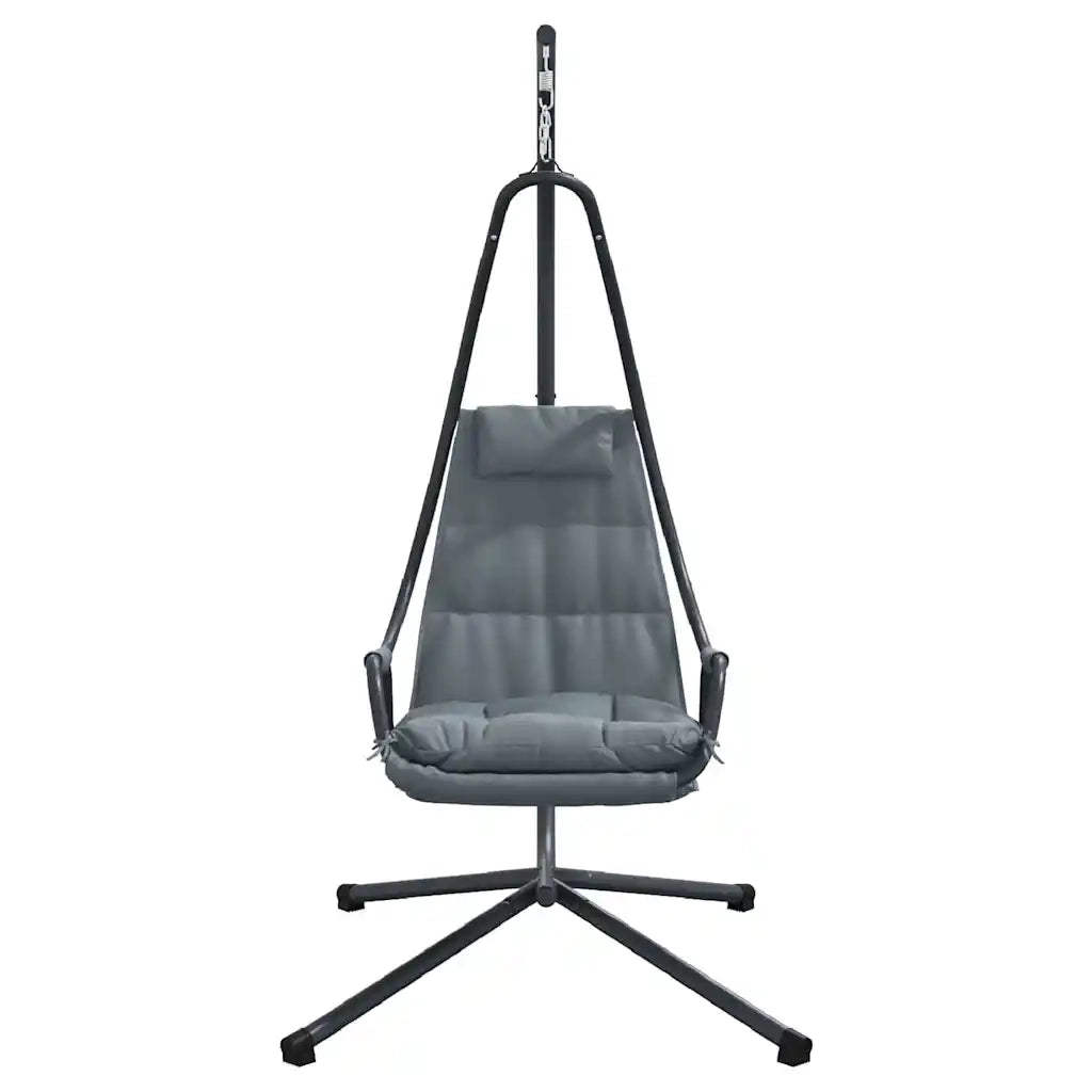 Sedia uovo sospesa Antracite 94 x 107 x 196,5 cm Acciaio CFW1896896