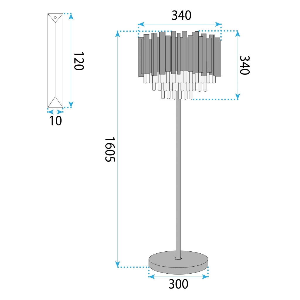 Lampada APP1715-3F Black