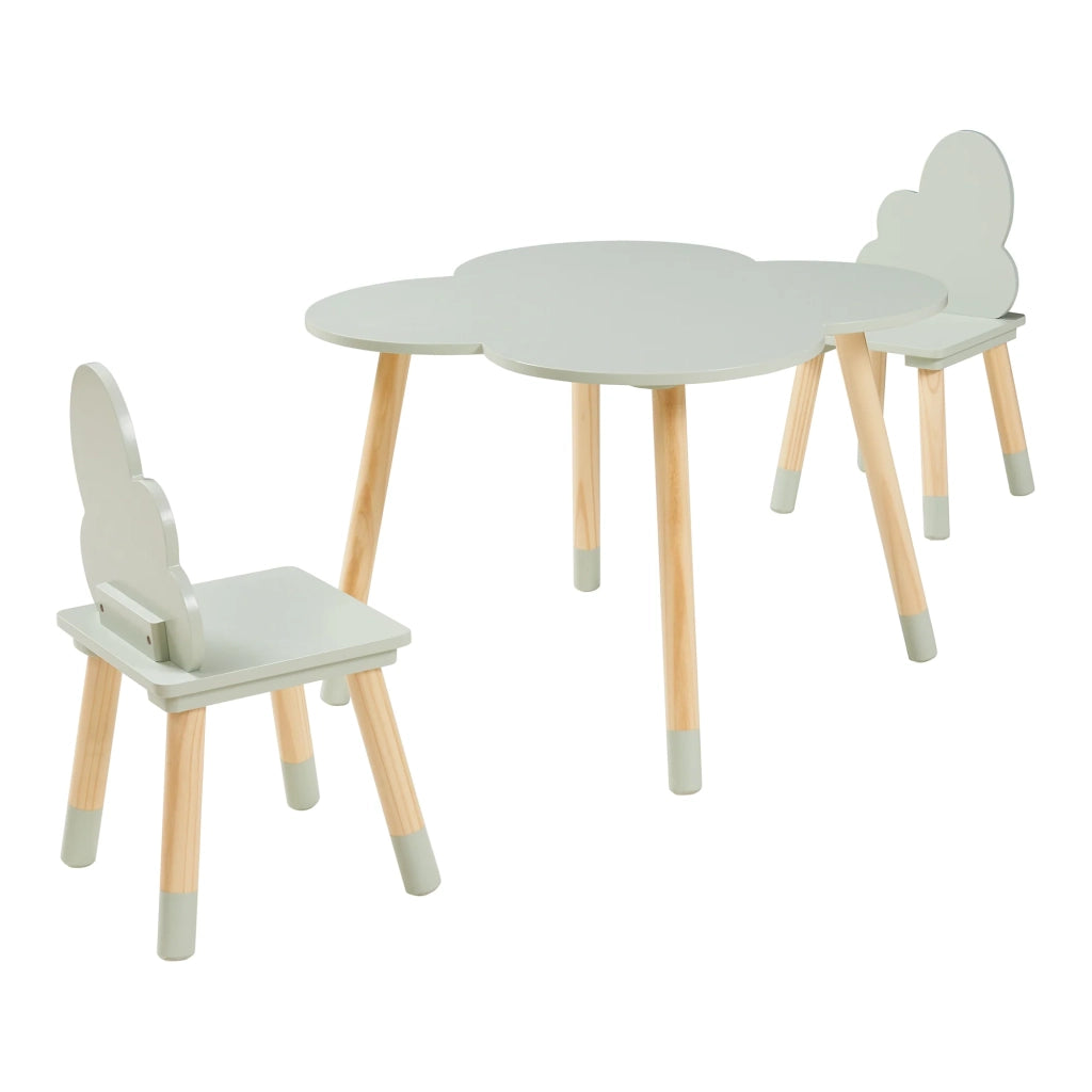 Set tavolo e 2 sedie per bambini verde menta 03_0009448
