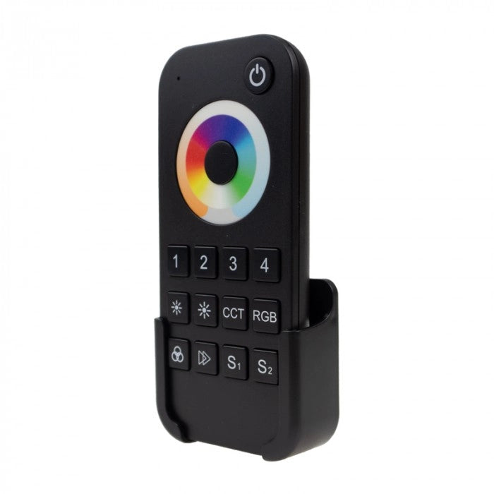 Telecomando RT10 per LED RGB+CCT 4 zone nero Ecolight