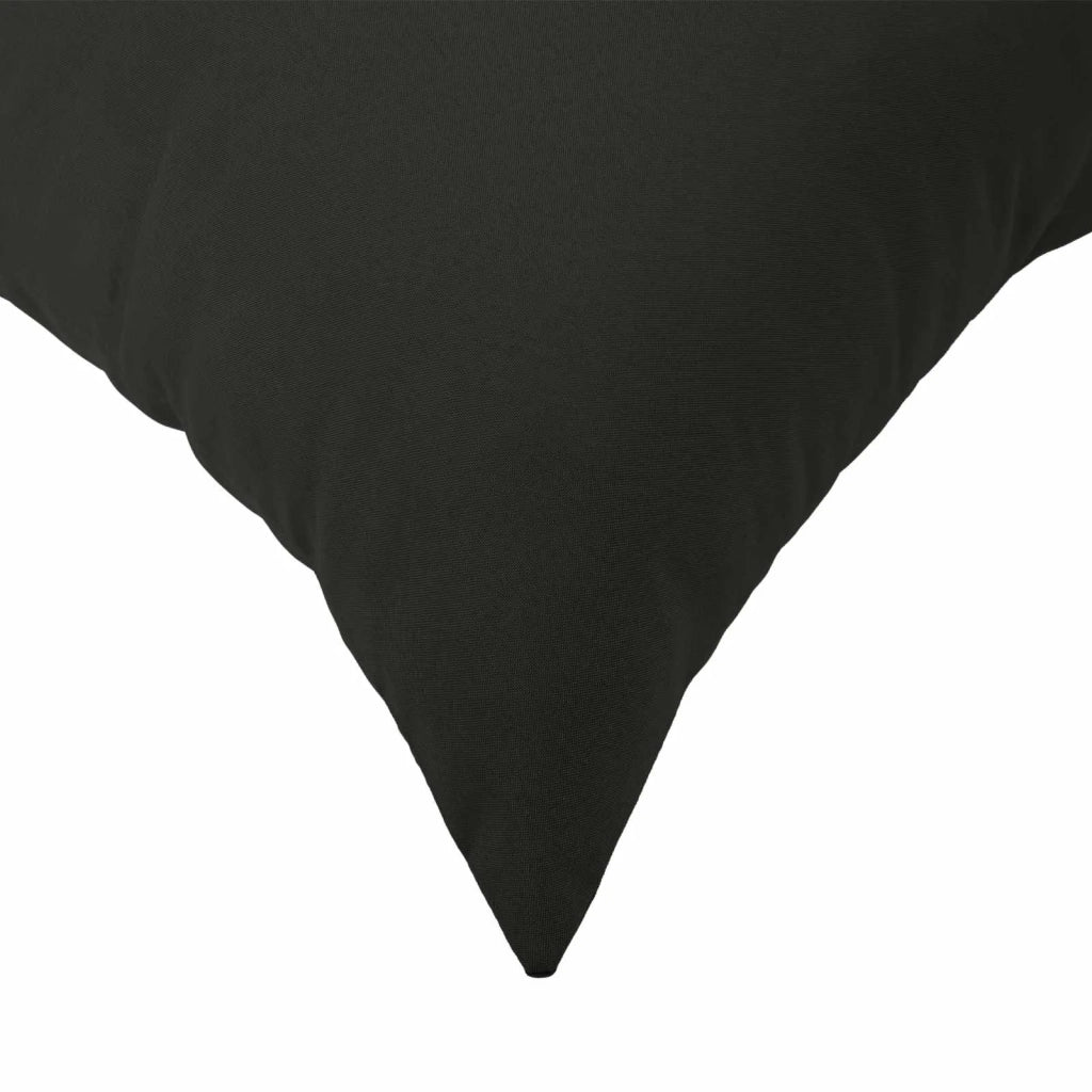 Cuscino 2 pz HEERLEN Nero 40 x 60 cm Poliestere 925099