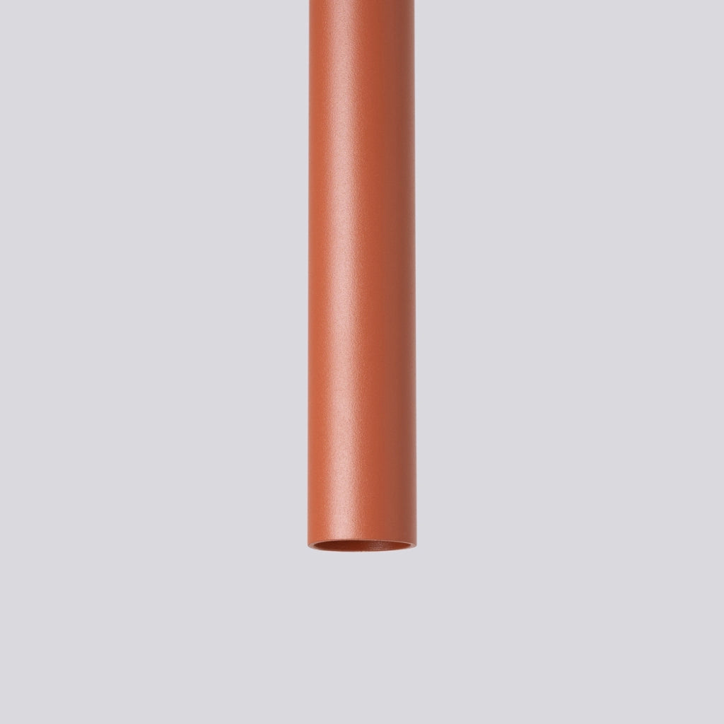 Lampada a sospensione PASTELO 3P rosso ocra