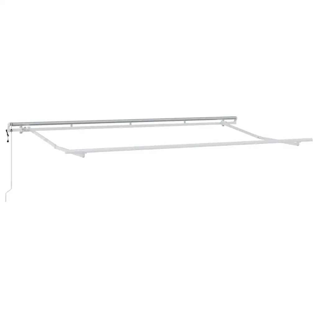 Tenda Retrattile Marrone 400 x 200 cm Tessuto 3329821