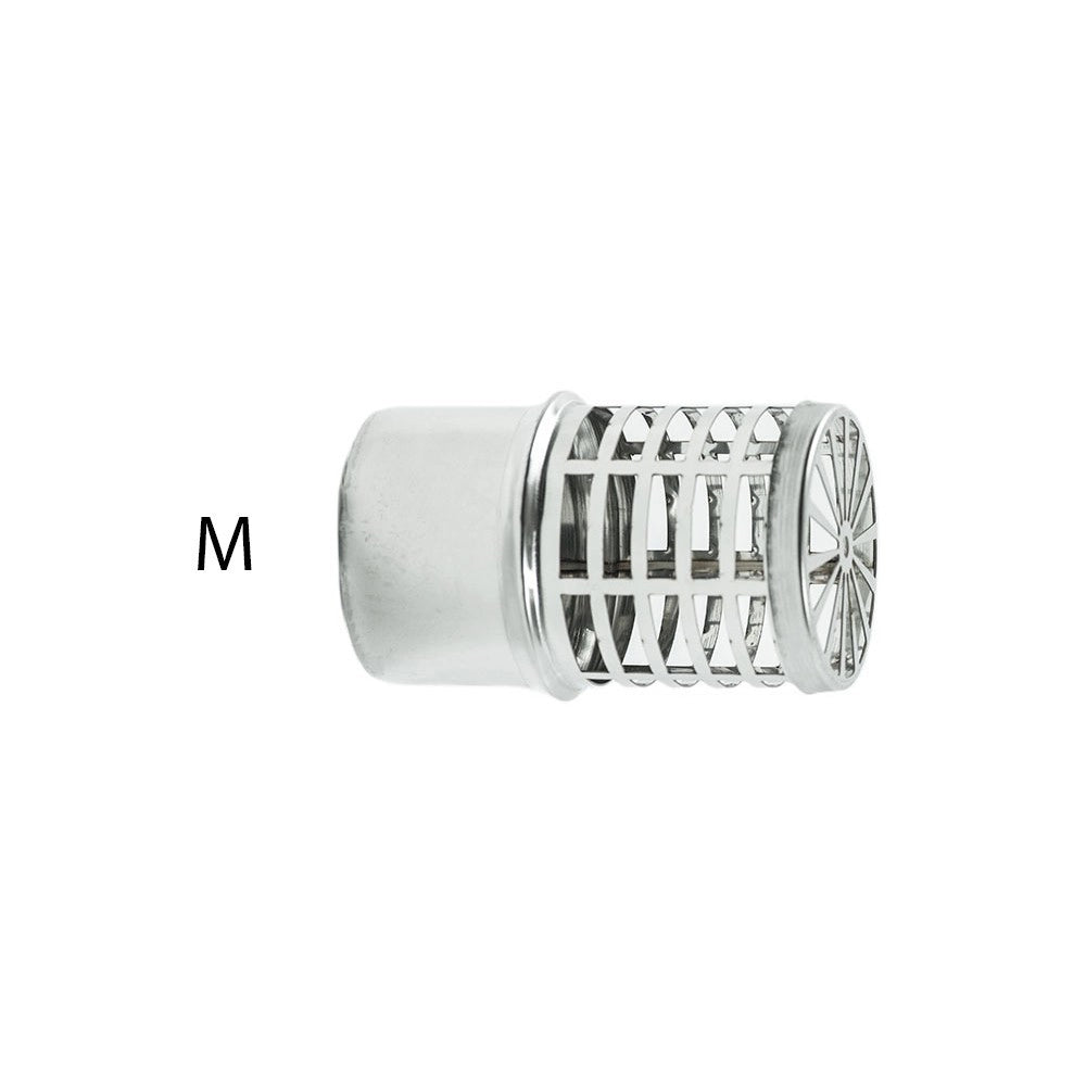 Fumaiolo terminale  eco pellet  per tubi pellet innesto m maschio, diametro 80mm