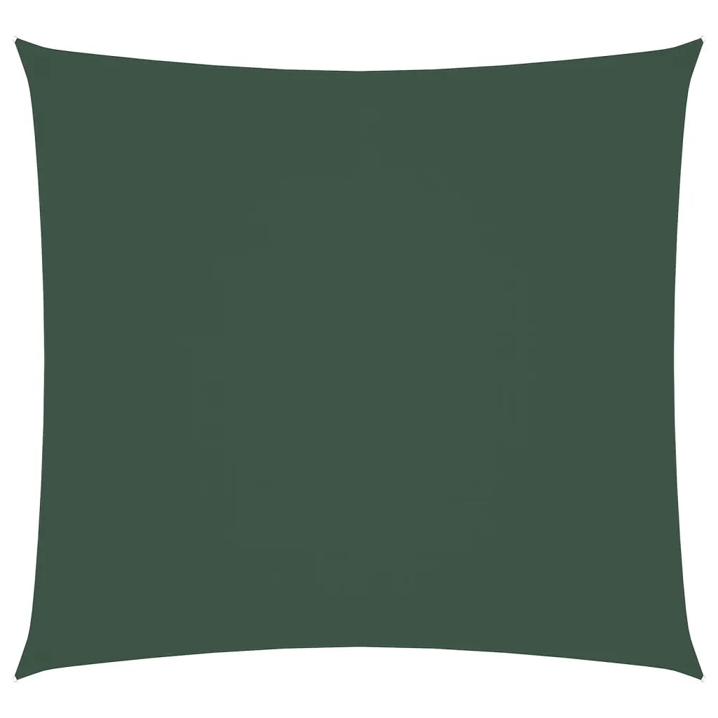 Vela Parasole-Telo Ombra-Vela Ombreggiante in Tela Oxford Quadrata 2x2 m Verde Scuro