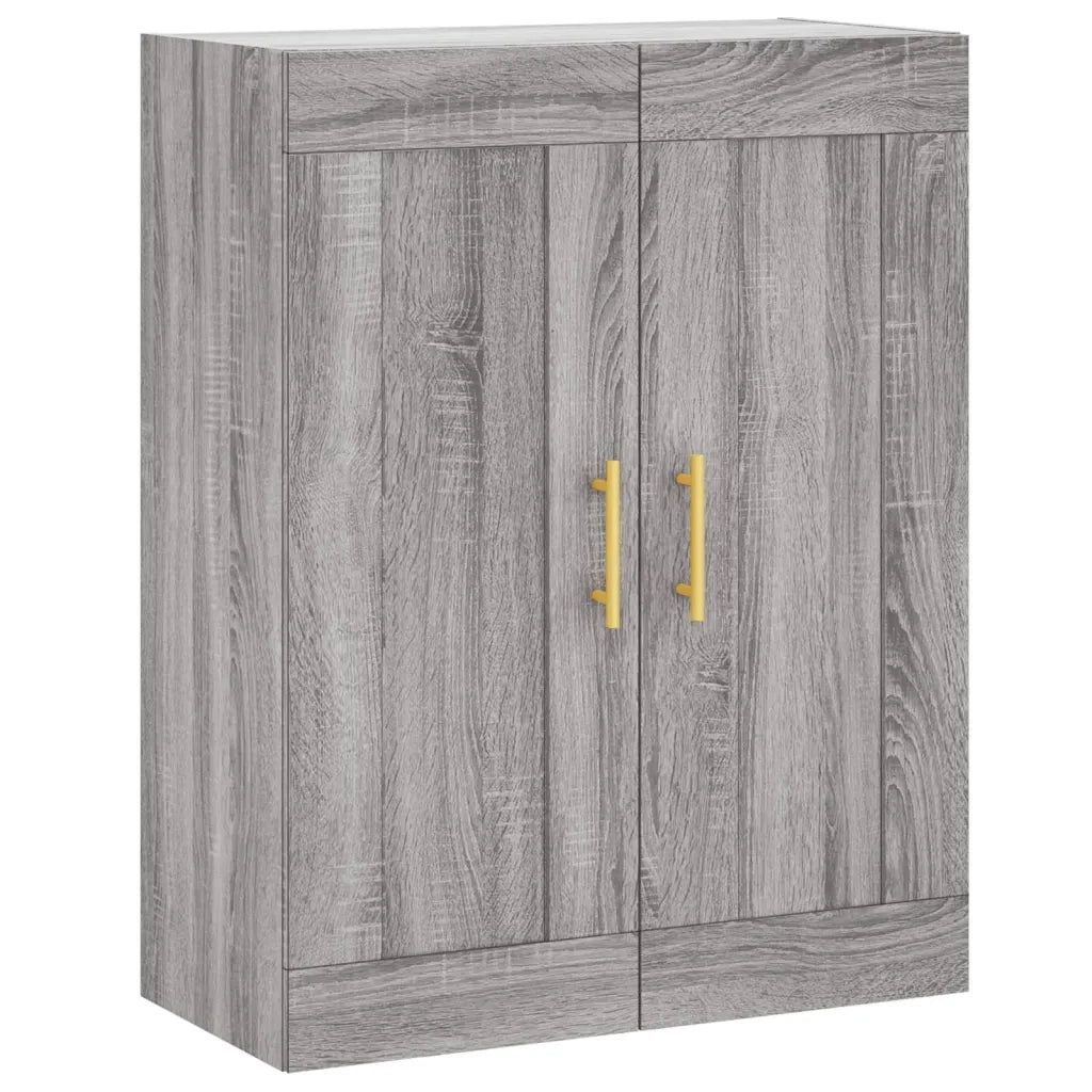 Credenza | Madia | Buffet da pranzo | Armadio da pranzo Grigio Sonoma 69,5x34x180 cm in Legno Multistrato