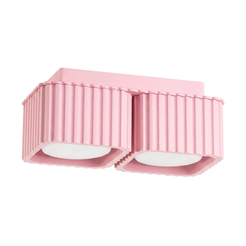 Plafoniera RIFF 2 rosa Gx53