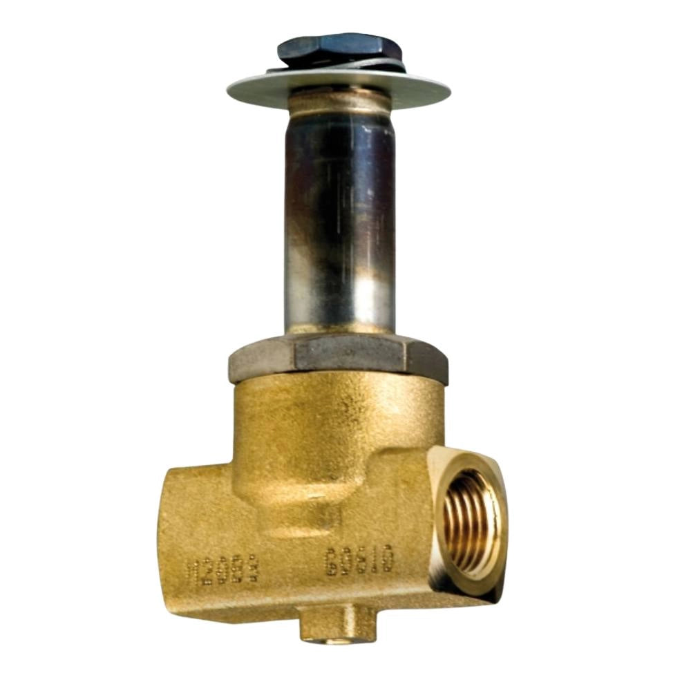 Valvola a solenoide 2 vie nc in ottone passaggio 5 mm