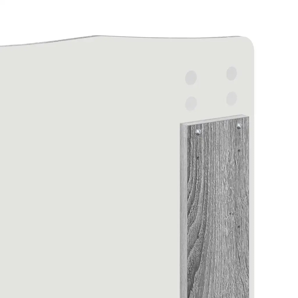 Testiera-Testata-Testiera Decorativa Grigio Sonoma 180 cm Legno multistrato 515605