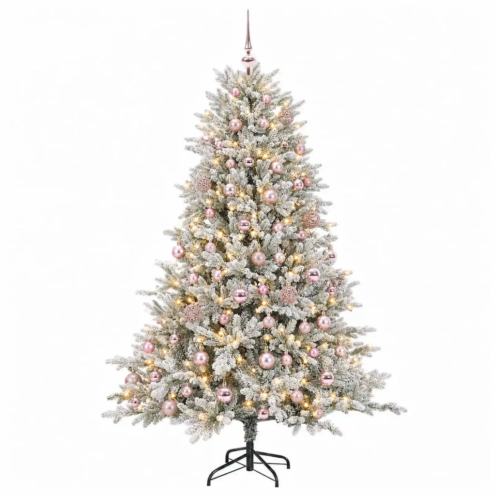 Albero di Natale artificiale con palline 240 cm 300 LED 3466641