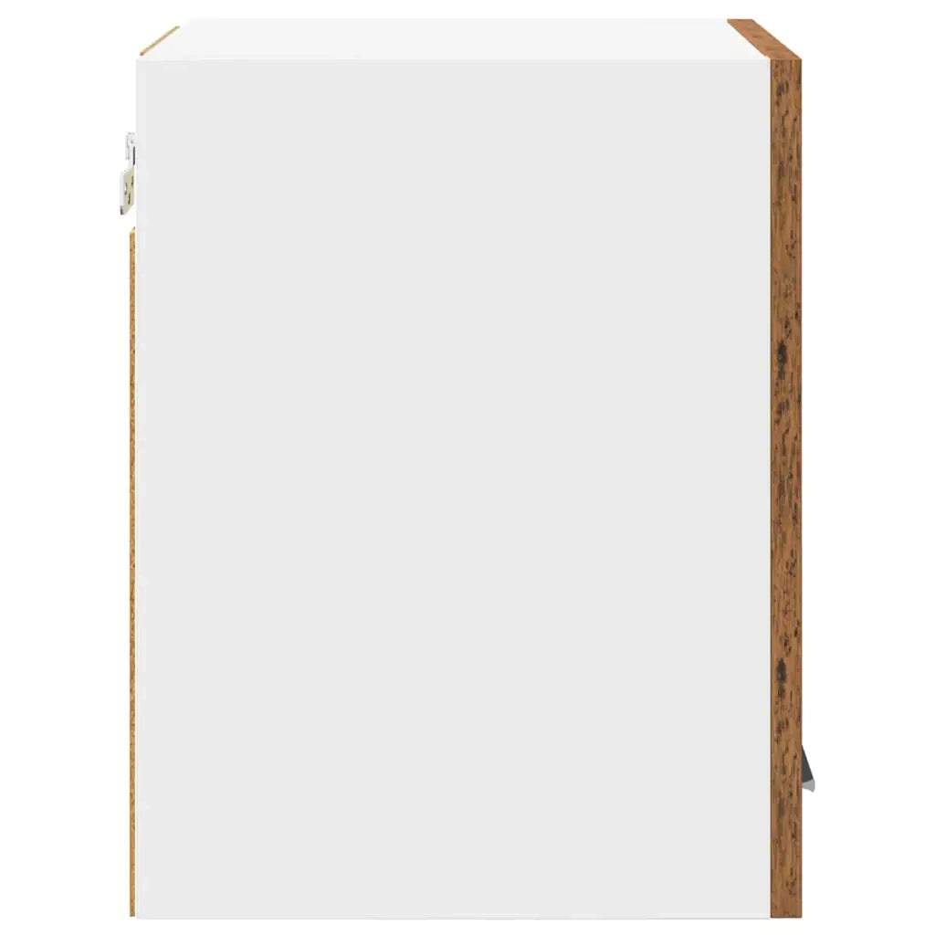 Armadio pensile 2 pcs Legno Antico e Bianco 30 x 31 x 40 cm 884127