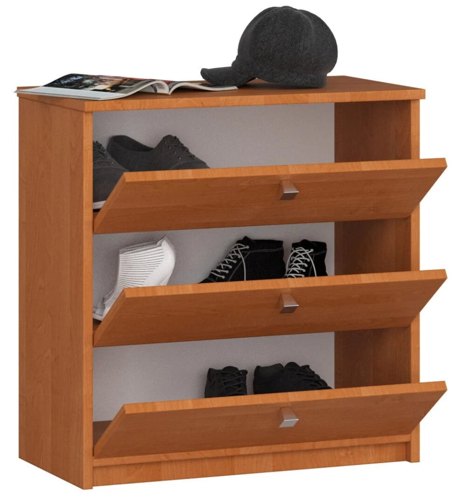 Scarpiera AKORD MINI Ontano 60 cm 3 ante 60x31x62 cm