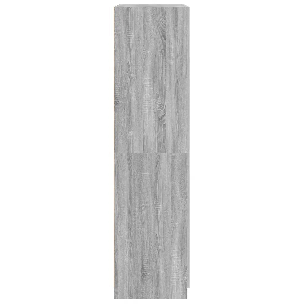 Armadio Grigio Sonoma 90x52x200 cm in Legno Multistrato CFW2017792