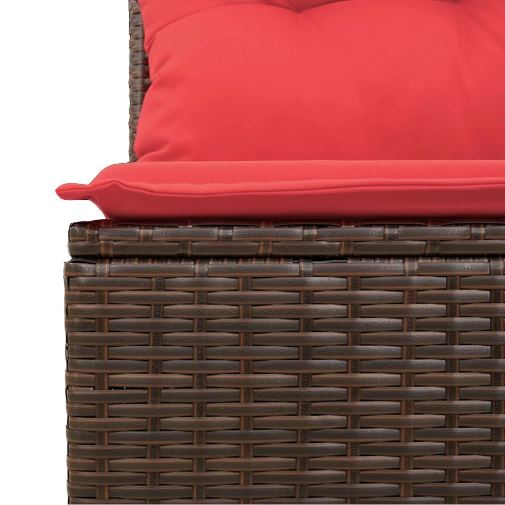 Set di divani 3 pz Marrone polyrattan 3346584